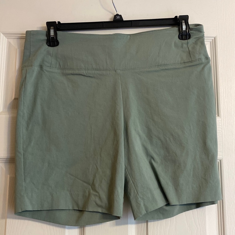 D. F. A. New York, stretch Bermuda shorts 14.